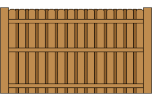 cedar fence ; custom wood fence installation; Fence Contractor in New Jersey; lattice-top wood fence installation; residential fence installation