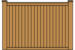cedar fence ; custom wood fence installation; Fence Contractor in New Jersey; lattice-top wood fence installation; residential fence installation